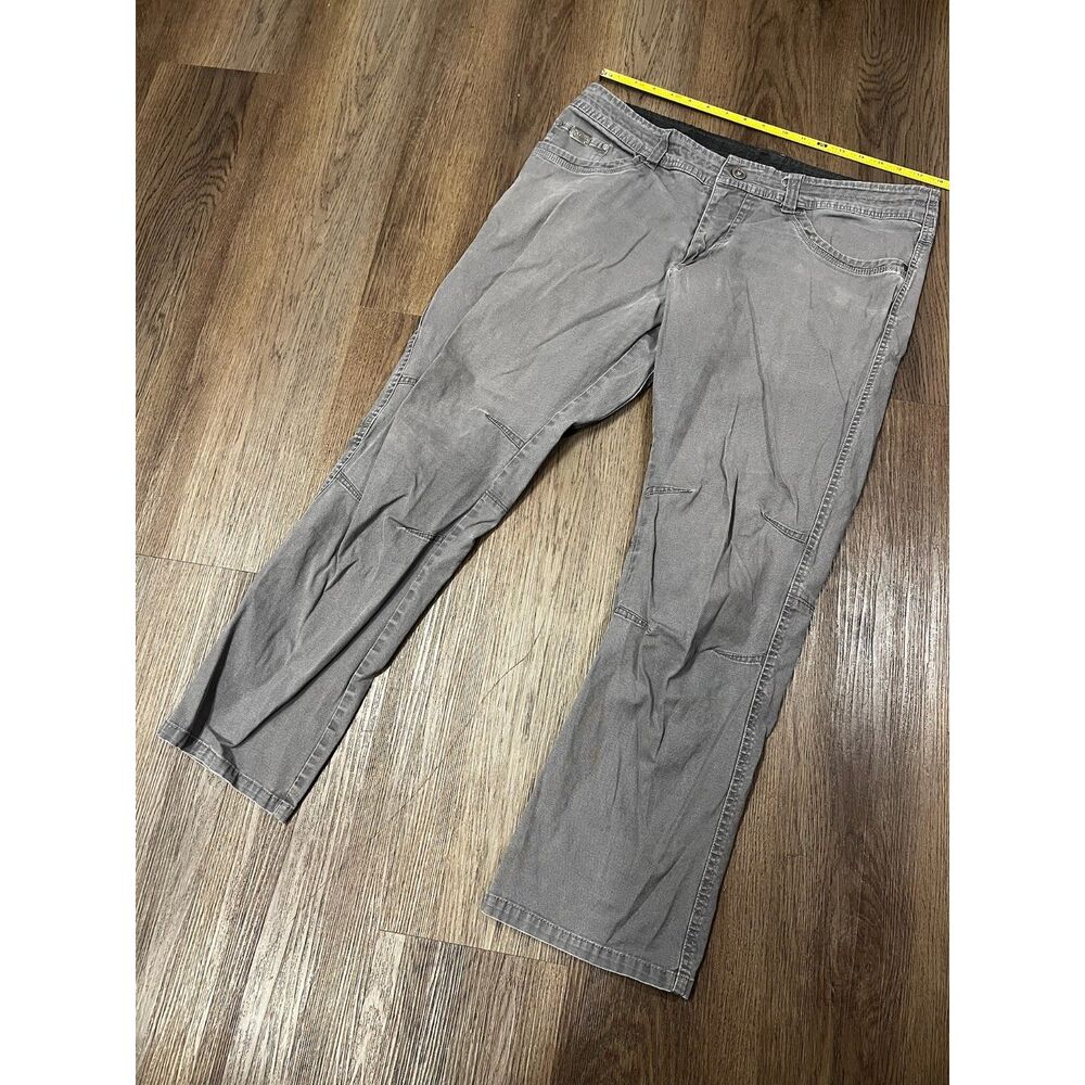 KUHL Mens Kanvus Jean Pants Gray outdoor hiking utility work 38x30